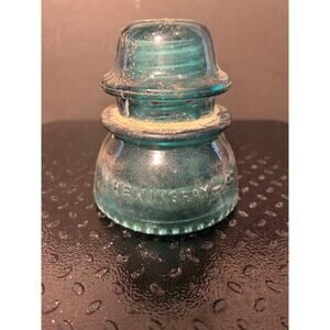 vintage Hemingray-42 glass insulator, commonly known as a CD 154 style